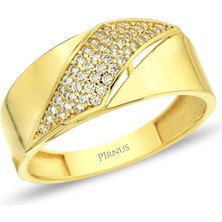 Pirnus Diamond - Yüzük - 14 Ayar Altın - Gramı : 2.40