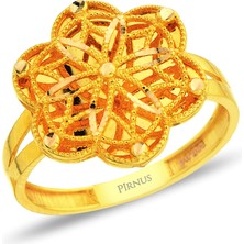Pirnus Diamond - Yüzük - 14 Ayar Altın - Gramı : 3.96