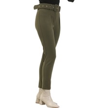 2003 Bycoolest Butik Scuba Krep Dar Paça Kemerli Pantolon