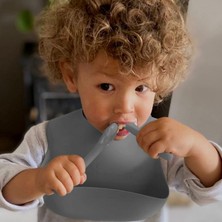 Meleni Baby 2'li Diş Kaşıyıcı Bebek Mama Kaşığı - Silikon Mama Kaşığı