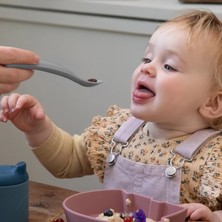 Meleni Baby 2'li Diş Kaşıyıcı Bebek Mama Kaşığı - Silikon Mama Kaşığı