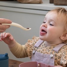 Meleni Baby 2'li Diş Kaşıyıcı Bebek Mama Kaşığı - Silikon Mama Kaşığı