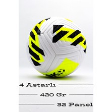 4 Astarlı Sert Zemin Futbol Topu Halı Saha Topu Maç Topu