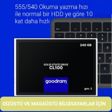 Goodram 240GB SSD 500 - 599 MB/s Sata 3 SSD (SSDPR-CL100-240-G3)