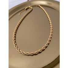 Stainless Steel Çelik Kalın Burgu Kolye