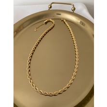 Stainless Steel Çelik Kalın Burgu Kolye