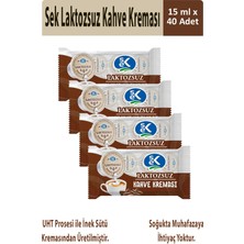 Sek Laktozsuz Kahve Kreması 15 ml x 10 Adet x 4 Paket