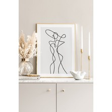 Artavessa Tek Parça Ahşap Çerçeveli Poster Tablo