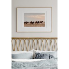 Artavessa Tek Parça Ahşap Çerçeveli Poster Tablo