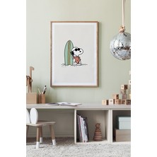 Artavessa Tek Parça Ahşap Çerçeveli Poster Tablo