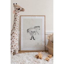 Artavessa Tek Parça Ahşap Çerçeveli Poster Tablo