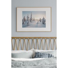 Artavessa Tek Parça Ahşap Çerçeveli Poster Tablo