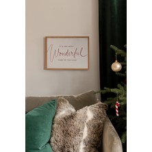 Artavessa Tek Parça Ahşap Çerçeveli Poster Tablo