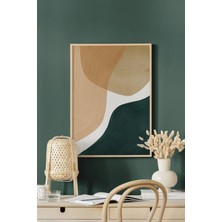 Artavessa Tek Parça Ahşap Çerçeveli Poster Tablo