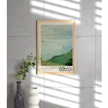 Poster Storeco Posterstoreco Claude Monet 1882 Ahşap Çerçeveli Tablo