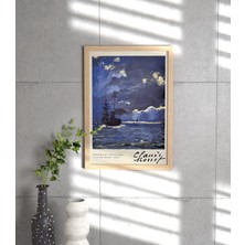 Poster Storeco Posterstoreco Claude Monet 1864 Ahşap Çerçeveli Tablo