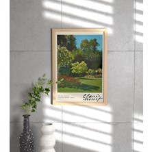 Poster Storeco Posterstoreco Claude Monet 1867 Ahşap Çerçeveli Tablo