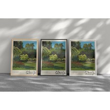 Poster Storeco Posterstoreco Claude Monet 1867 Ahşap Çerçeveli Tablo
