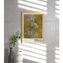 Poster Storeco Posterstoreco Claude Monet 1874 Ahşap Çerçeveli Tablo