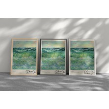 Poster Storeco Posterstoreco Claude Monet 1881 Ahşap Çerçeveli Tablo