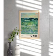 Poster Storeco Posterstoreco Claude Monet 1881 Ahşap Çerçeveli Tablo