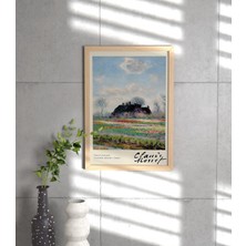 Poster Storeco Posterstoreco Claude Monet 1886 Ahşap Çerçeveli Tablo
