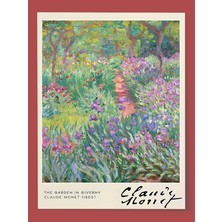 Poster Storeco Posterstoreco Claude Monet 1900 Ahşap Çerçeveli Tablo
