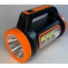 pasajdanal  3W+15W Solar Şarjlı LED El Feneri Projektör Kamp Avcı Feneri 818