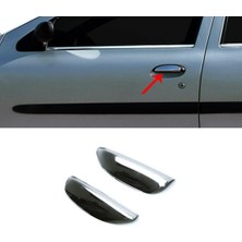 ZNZ Oto Aksesuar Renault Megane 1 1996-2004 Arası Krom Kapı Kolu 2 Kapı Pçelik