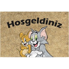 Monnhein Kedi Köpek Komik Tasarımlı Dekoratif Kapı Önü Paspas, Dış Mekan/ev Içi/banyo/mutfak/yatak Odası/giriş Paspasları