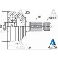 Maher 1750 1750 Aks Kafası Dış Civic 92-96 Euro Absli 26X55X32