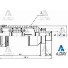 Maher 1824 1824 Aks Kafası Iç Accent 06-11 Era Dizel Sağ 24-2X42X33