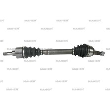 Maher 18428 18428 Aks Komple Ön 307 00-07 C4 04-09 Sol 1.4 Ma Şanzıman 633MM