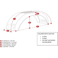 Agus Plastik Römork Çamurluk Tekne-Karavan 200MM