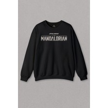 So Cool Unisex Sweatshirt The Mandalorian Bebek Yoda Cep Tasarımı Star Wars Baskılı Sweat