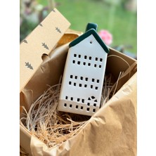 Candle Bee Design Büyük Boy Seramik Ev Mumluk