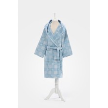 Özdilek Shell Plaid Kapüşonlu Kadife Çocuk Bornozu 13/14 Yaş