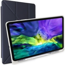 Zipax Samsung Galaxy SM-X800 Tab S8 Plus 12.4 Kılıf Uyku Modlu Kalemlikli Kalem Bölmeli Zipax-Mars