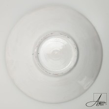 Aysun Hand Art Aysunhandart Ipek Desen ve Osmanlı Lale Motifleri Iç Içe Modellenmiş El Yapımı Seramik Tabak