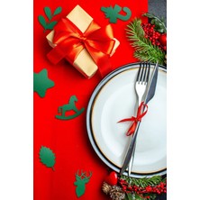 Artikel 12'li Yeşil Keçe Yılbaşı Süsü, Yılbaşı Ağacı,Yeni Yıl , Mery Christmas