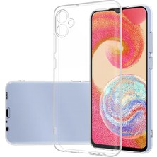 Zipax Samsung Galaxy A04E Kılıf Şeffaf Ince Silikon Zipax-Şeffaf