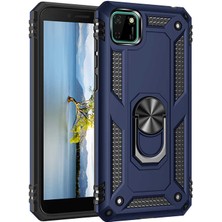 Zipax Huawei Y5P Kılıf Vega Zırh Tank Tam Koruma Kapak