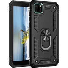 Zipax Huawei Y5P Kılıf Vega Zırh Tank Tam Koruma Kapak