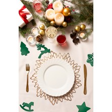 Artikel 15'li Yeşil Keçe Yılbaşı Süsü, Yılbaşı Ağacı,Yeni Yıl , Mery Christmas