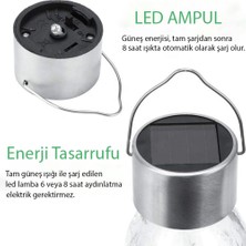Kohlemann Özel Kristal Kırık Cam Model Güneş Enerjili LED - Bahçe Aydınlatması