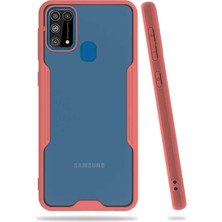 Zipax Samsung Galaxy M31 Kılıf Ultra Ince Buzlu Zipax-Zr-Parfe