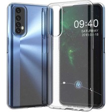 Zipax Oppo Realme 7 Kılıf Şeffaf Ince Esnek Silikon Kılıf Zipax-Süper
