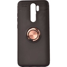 Zipax Xiaomi Redmi Note 8 Pro Kılıf Ravel Yüzüklü Standlı Silikon Kapak