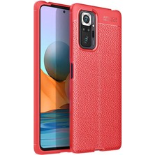 Zipax Xiaomi Redmi Note 10 Pro Kılıf Deri Görünümlü Silikon Zipax-Zr-Niss