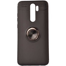 Zipax Xiaomi Redmi Note 8 Pro Kılıf Ravel Yüzüklü Standlı Silikon Kapak